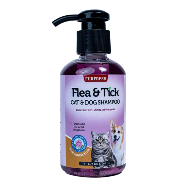 Furfresh Flea and Tick Shampoo for Cats and Dogs 170ml