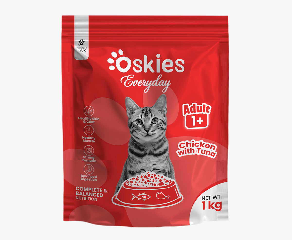 Oskies Adult Chicken With Tuna 1kg