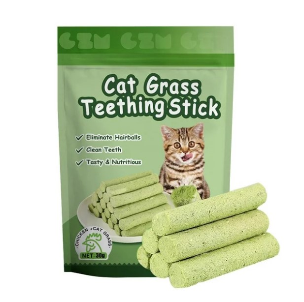 Cat Grass Teething Stick 30Gm