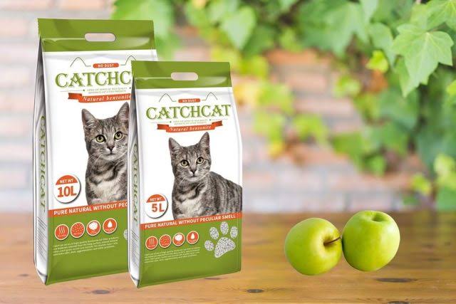 CatchCat Bentonite Cat Litter Apple 5L