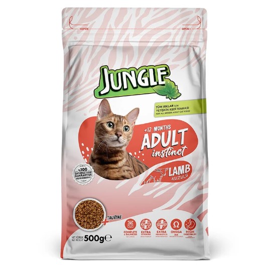 Jungle Adult Dry Cat Food Lamb 1.5Kg