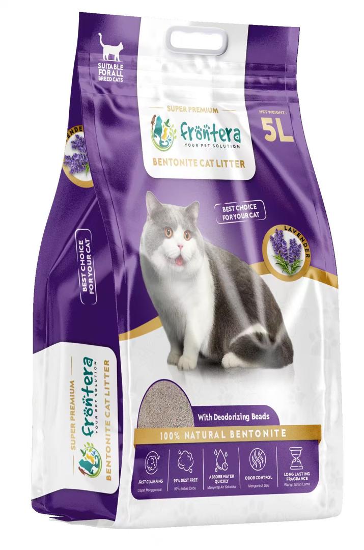 Frontera Bentonite Cat Litter Lavender 5 L