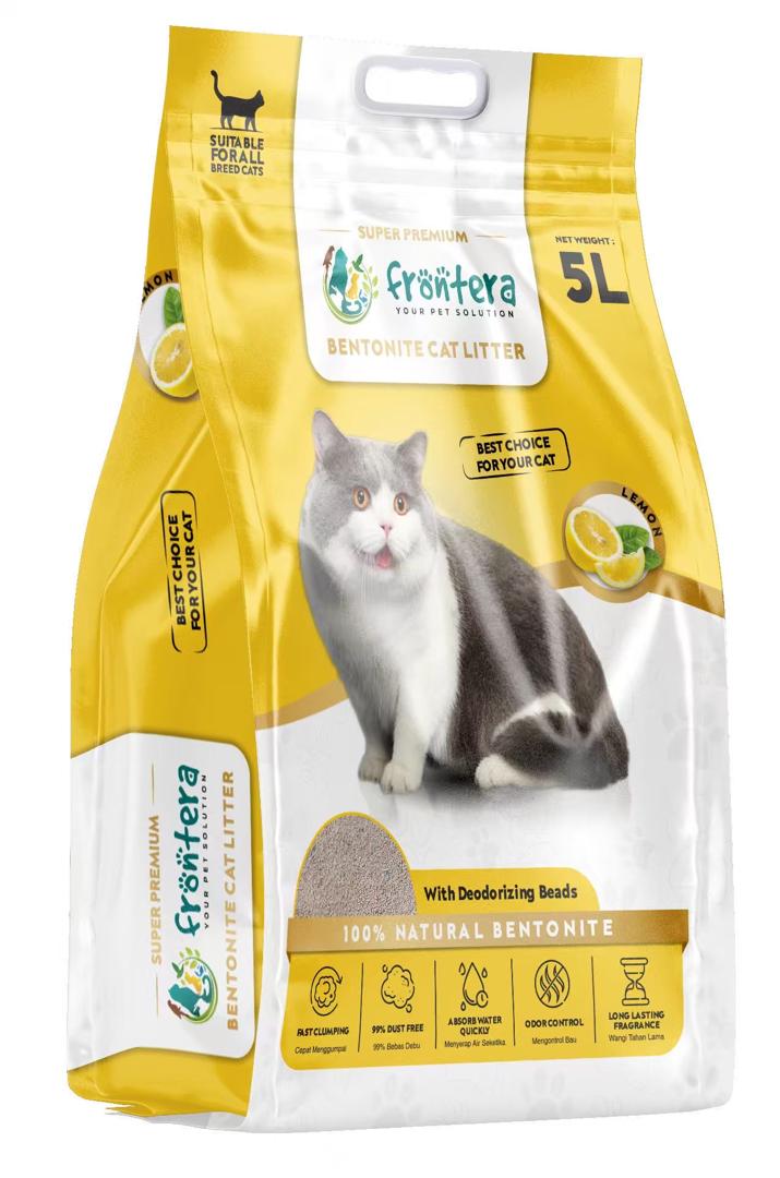 Frontera Bentonite Cat Litter Lemon 5 L