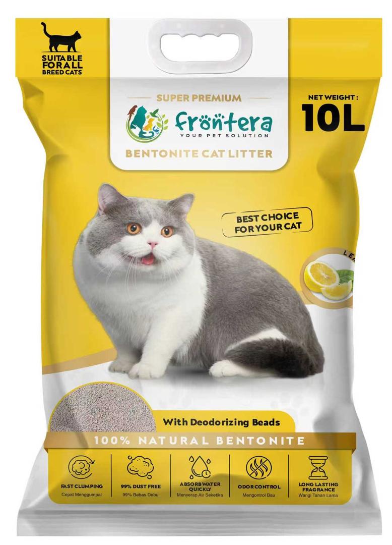 Frontera Bentonite Cat Litter Lemon 10 L