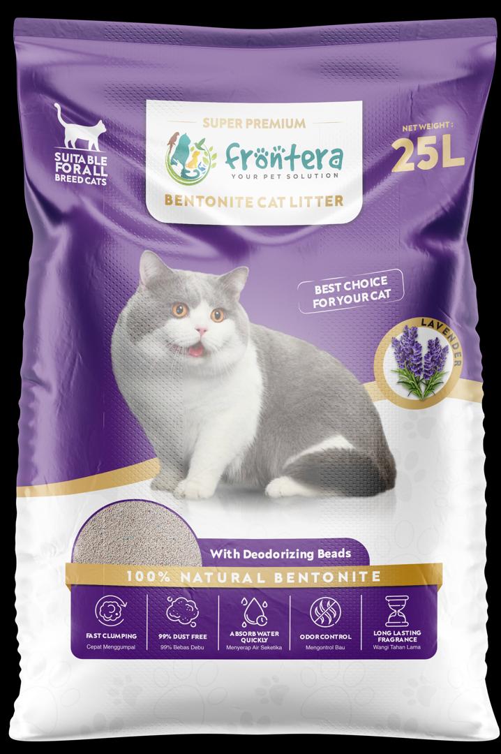 Frontera Bentonite Cat Litter Lavender 25 L