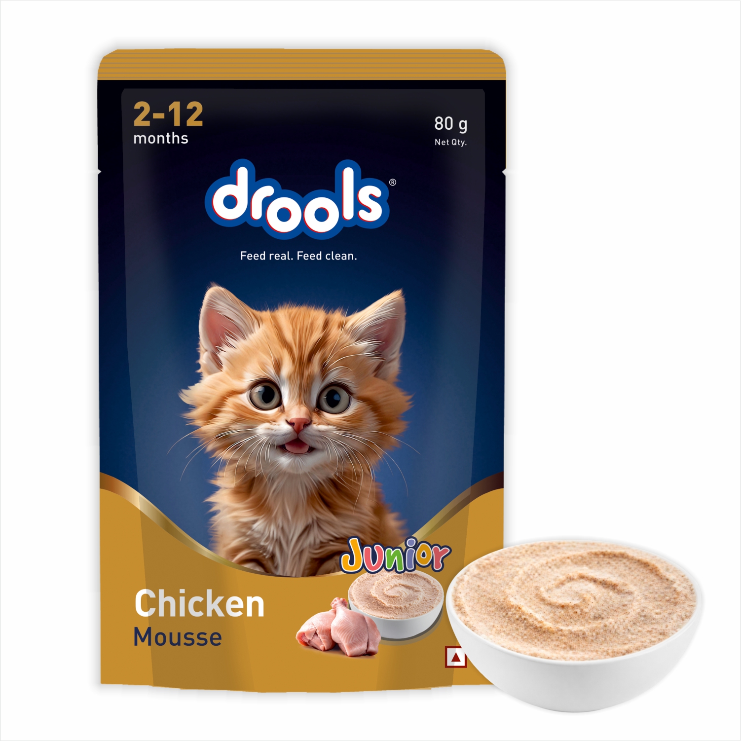 Drools Chicken Mousses Kitten 80g