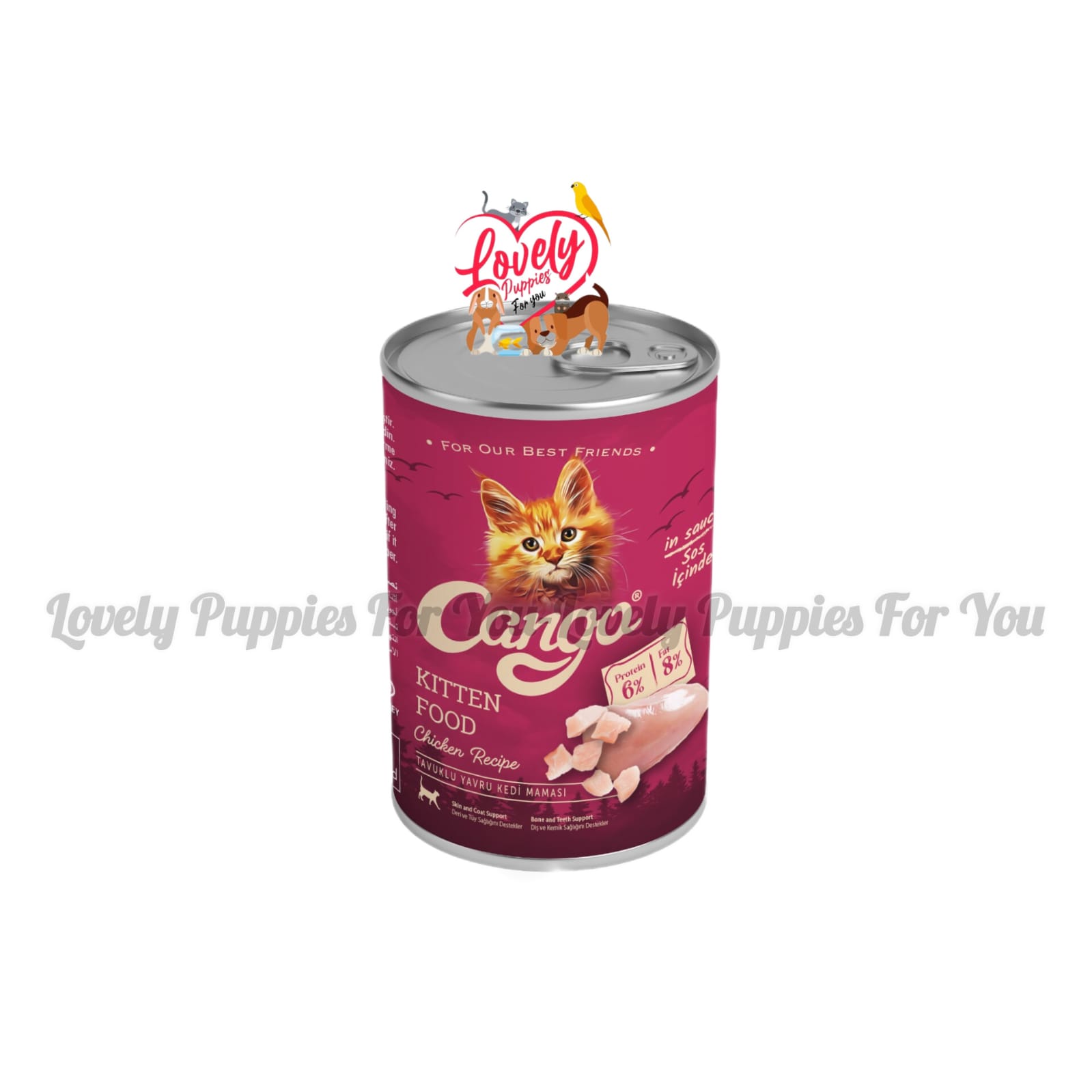 Cango Kitten Canned Chicken 415Gm