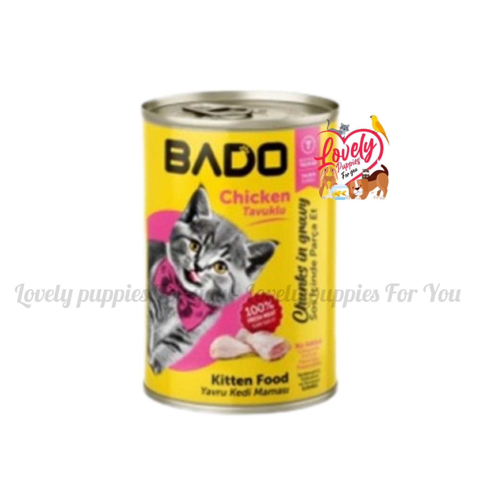 Bado Kitten Canned Chicken 400Gm