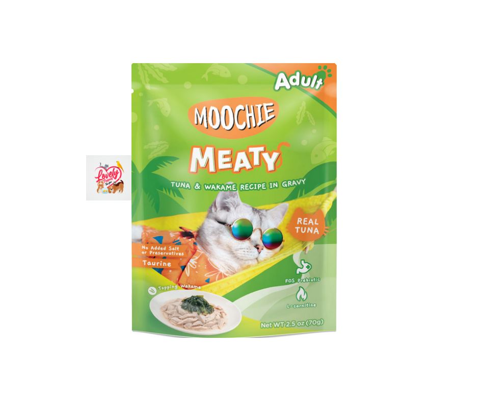 MOOCHIE TUNA & WAKAME RECIPE IN GRAVY 70GM