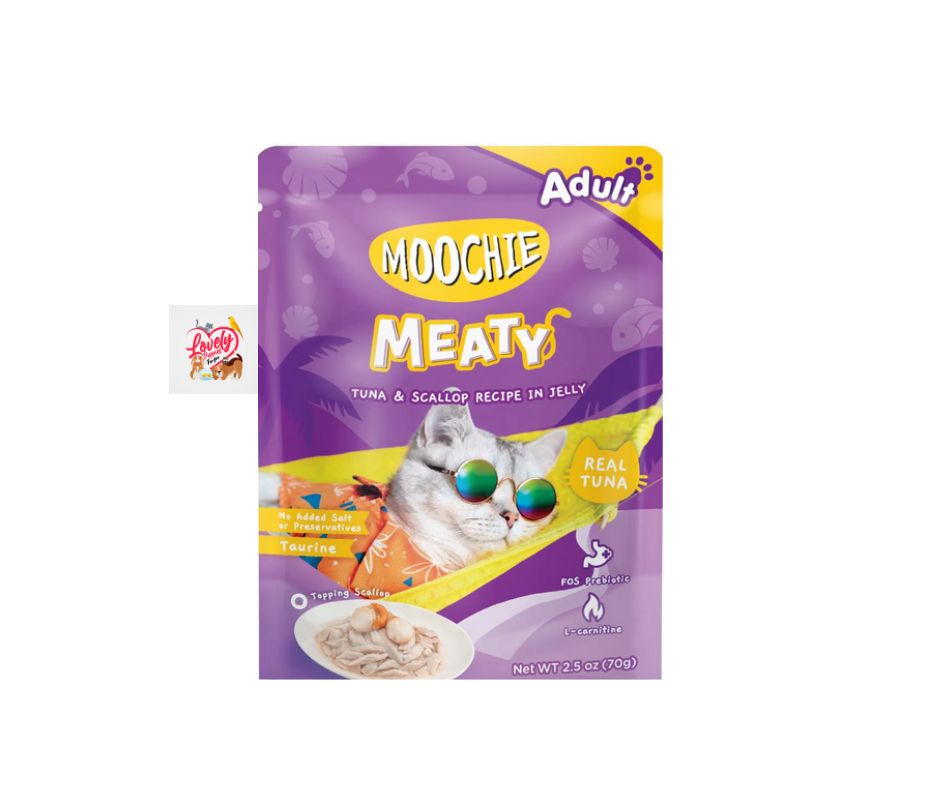 MOOCHIE TUNA & SCALLOP RECIPE IN JELLY 70gm