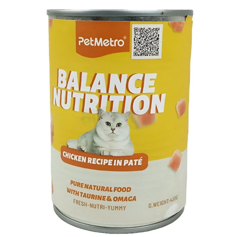 Pet Metro Balance Nutrition Chicken Recipe in Pate 430g