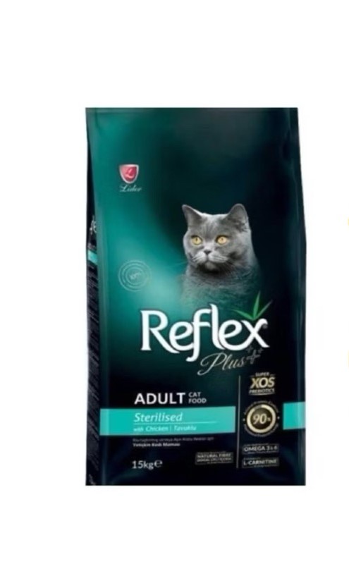 Reflex Plus Adult Sterilised with Chicken 15kg