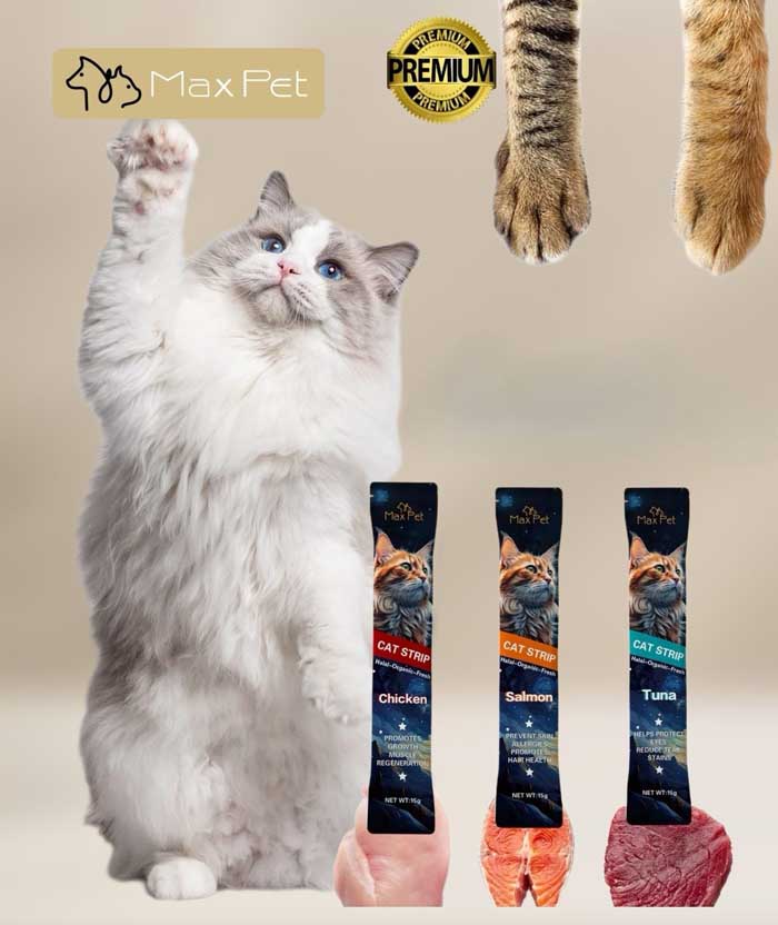 Max Pet Cat Strip Chicken Flavor 15gm(Single)